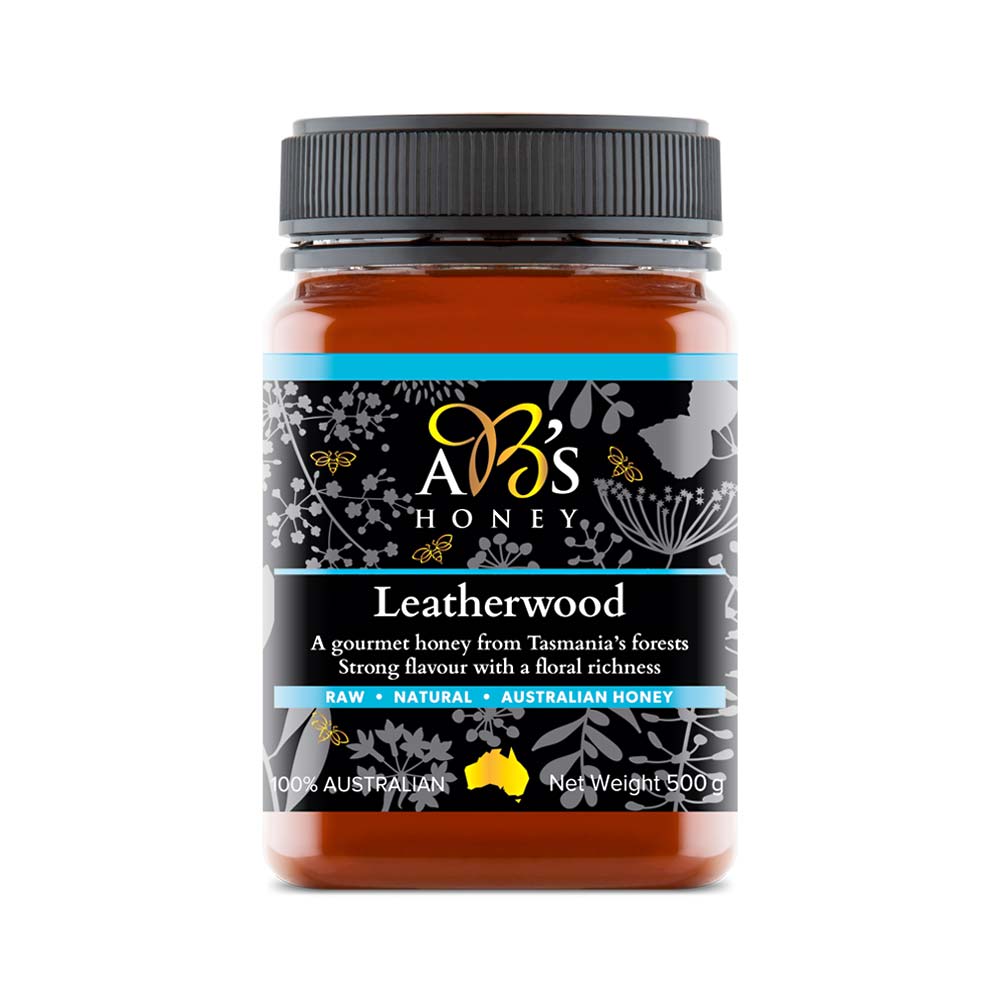 A jar of Leatherwood Honey